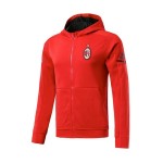 AC Milan Casaco Capuz Treino 2017-18 Vermelho